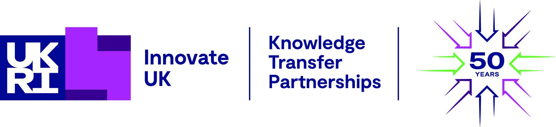 Knowledge Transfer Partnerships 50th anniversary logo