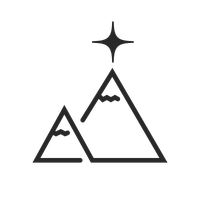 Icon of two mountains