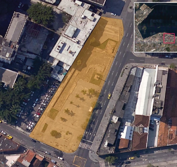 Heritage site aerial view