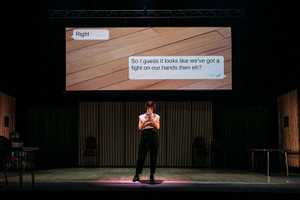 Theatre performance on a stage