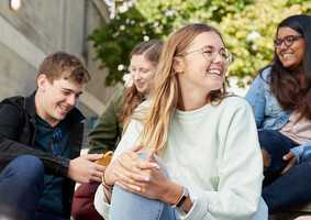 Students in the Square