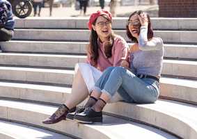 students-on-steps