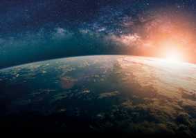 View of planet Earth from space