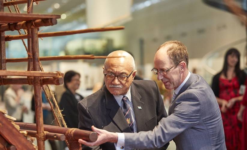 Fiji President and VC opening Fiji Exhibition 